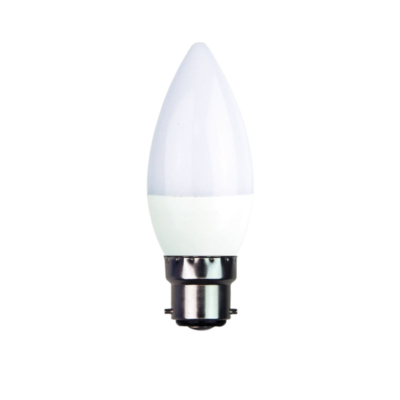 Oriel GLOBE-CANDLE - 5W Non-Dimmable Candle Shape LED Globe - B15/B22/E14-Oriel Lighting-Ozlighting.com.au