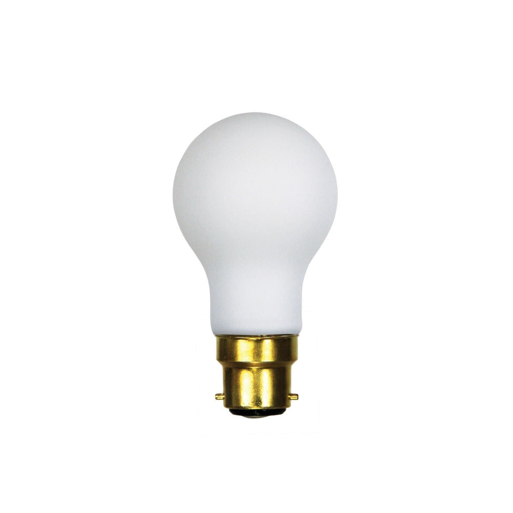 Oriel GLOBE-GLS LED Globe - 6W, Dimmable GLS A60 Shape Matt Frosted Glass, B22/E27-Oriel Lighting-Ozlighting.com.au