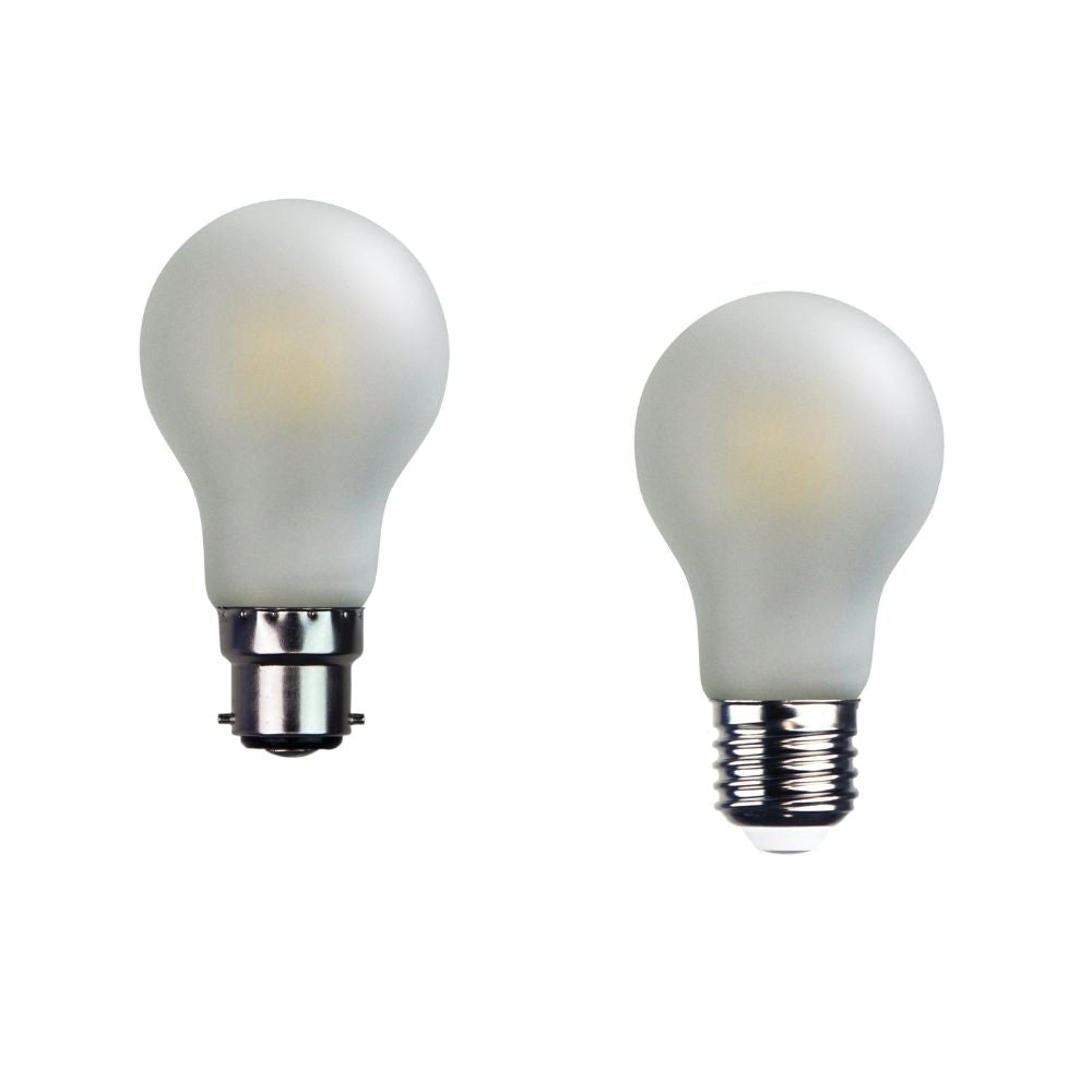 Oriel GLOBE-GLS LED Globe - 6W, GLS A60 Shape Matt Frosted Glass, B22/E27-Oriel Lighting-Ozlighting.com.au