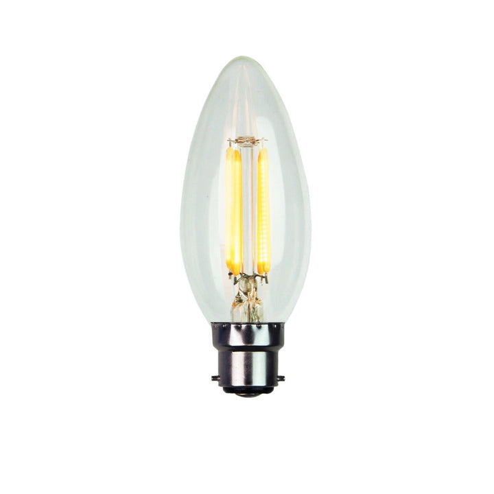 Oriel GLOBE-LF-C35 - 4W LED Filament Dimmable - B22/E14-Oriel Lighting-Ozlighting.com.au