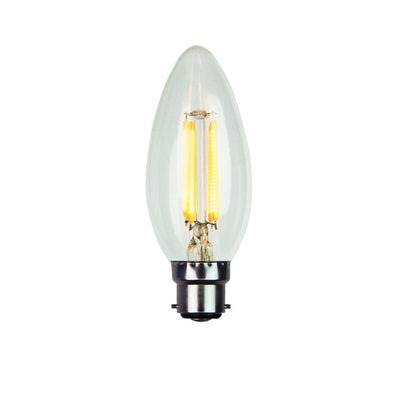 Oriel GLOBE-LF-C35 - 4W LED Filament Dimmable - B22/E14-Oriel Lighting-Ozlighting.com.au