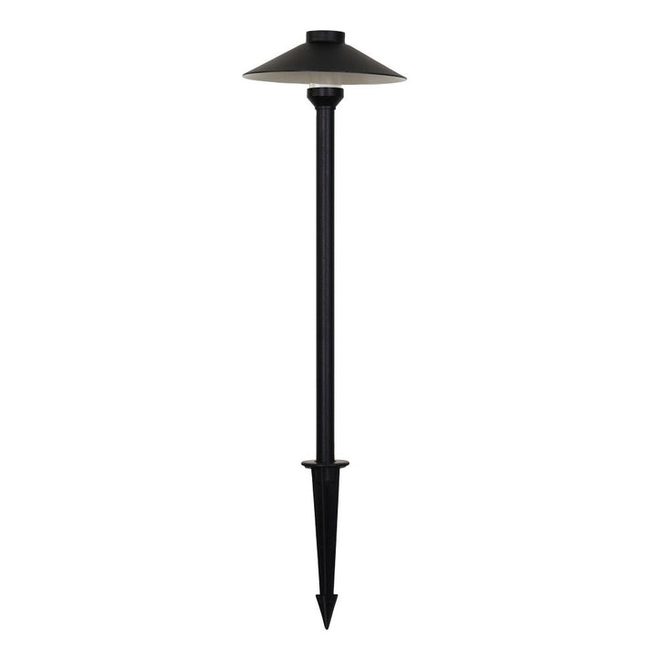 Oriel GOYA - G4 12V DC Exterior Garden Hooded Spike Path Light IP44 - DRIVER REQUIRED-Oriel Lighting-Ozlighting.com.au