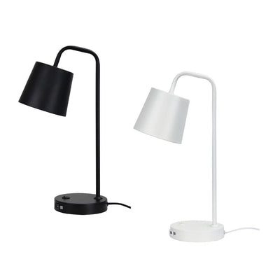 Oriel HENK - Desk Lamp with USB Socket-Oriel Lighting-Ozlighting.com.au