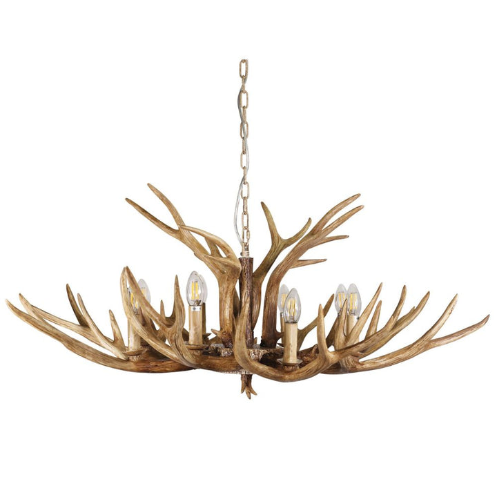Oriel HYORT - 6/8 Light Hand-Painted PolyResin Designer Indoor Pendant-Oriel Lighting-Ozlighting.com.au