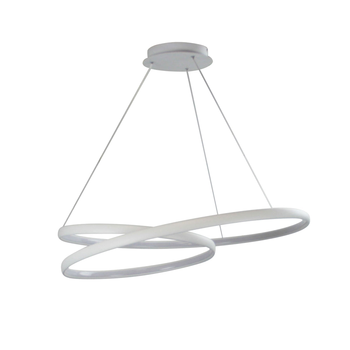 Oriel INFINITY LED Pendant - 50W, Modern Spiral Ring, 4000K-Oriel Lighting-Ozlighting.com.au