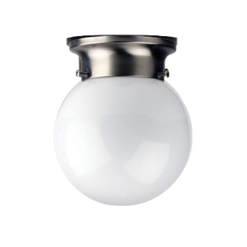 Oriel JETBALL - DIY 6"/8" Batten Fix Holder Cover Opal Glass Ceiling Light Shade Only-Oriel Lighting-Ozlighting.com.au