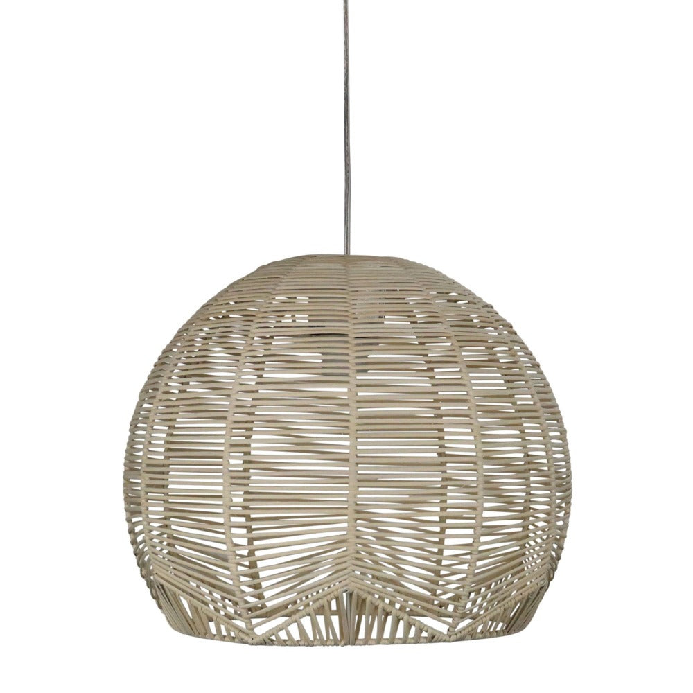 Oriel KOGA - 1 Light Rattan Pendant Shade Only - SUSPENSION REQUIRED-Oriel Lighting-Ozlighting.com.au