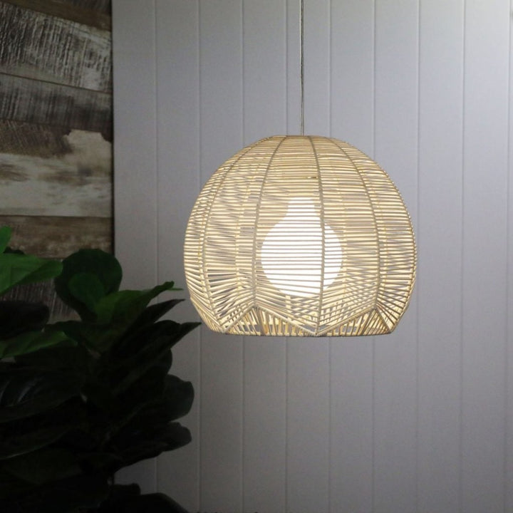 Oriel KOGA - 1 Light Rattan Pendant Shade Only - SUSPENSION REQUIRED-Oriel Lighting-Ozlighting.com.au