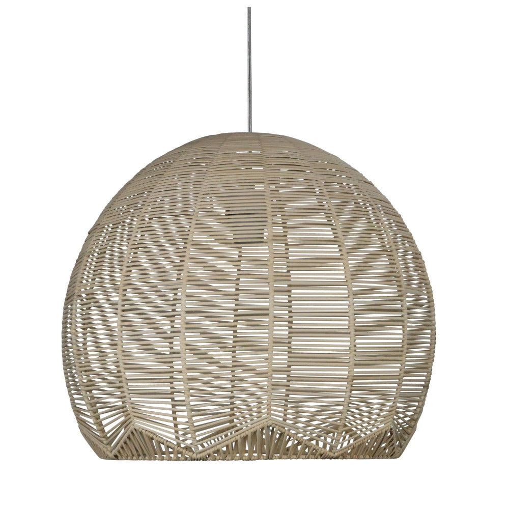 Oriel KOGA - 1 Light Rattan Pendant Shade Only - SUSPENSION REQUIRED-Oriel Lighting-Ozlighting.com.au