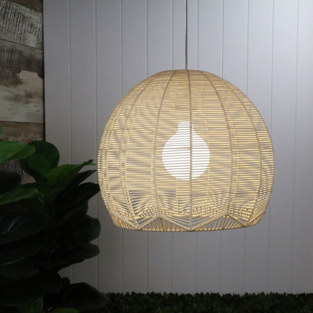 Oriel KOGA - 1 Light Rattan Pendant Shade Only - SUSPENSION REQUIRED-Oriel Lighting-Ozlighting.com.au