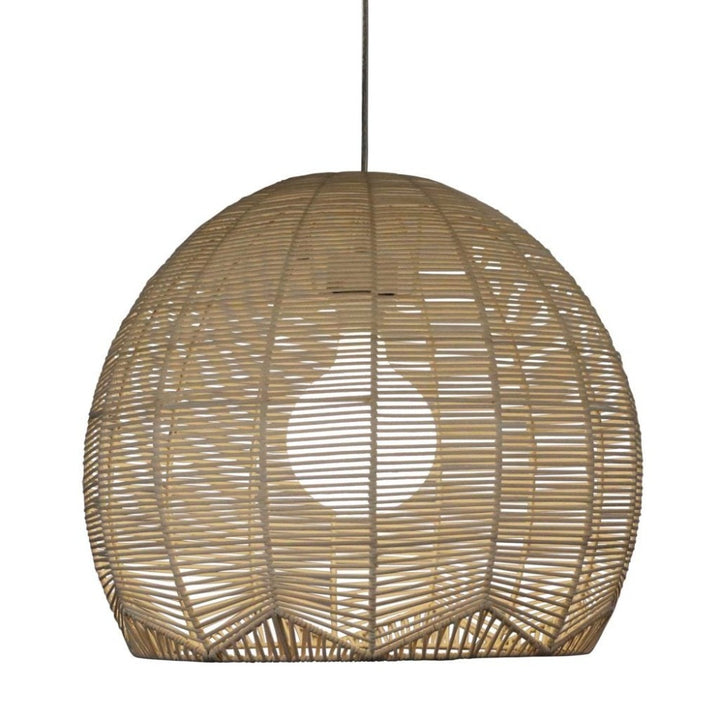 Oriel KOGA - 1 Light Rattan Pendant Shade Only - SUSPENSION REQUIRED-Oriel Lighting-Ozlighting.com.au