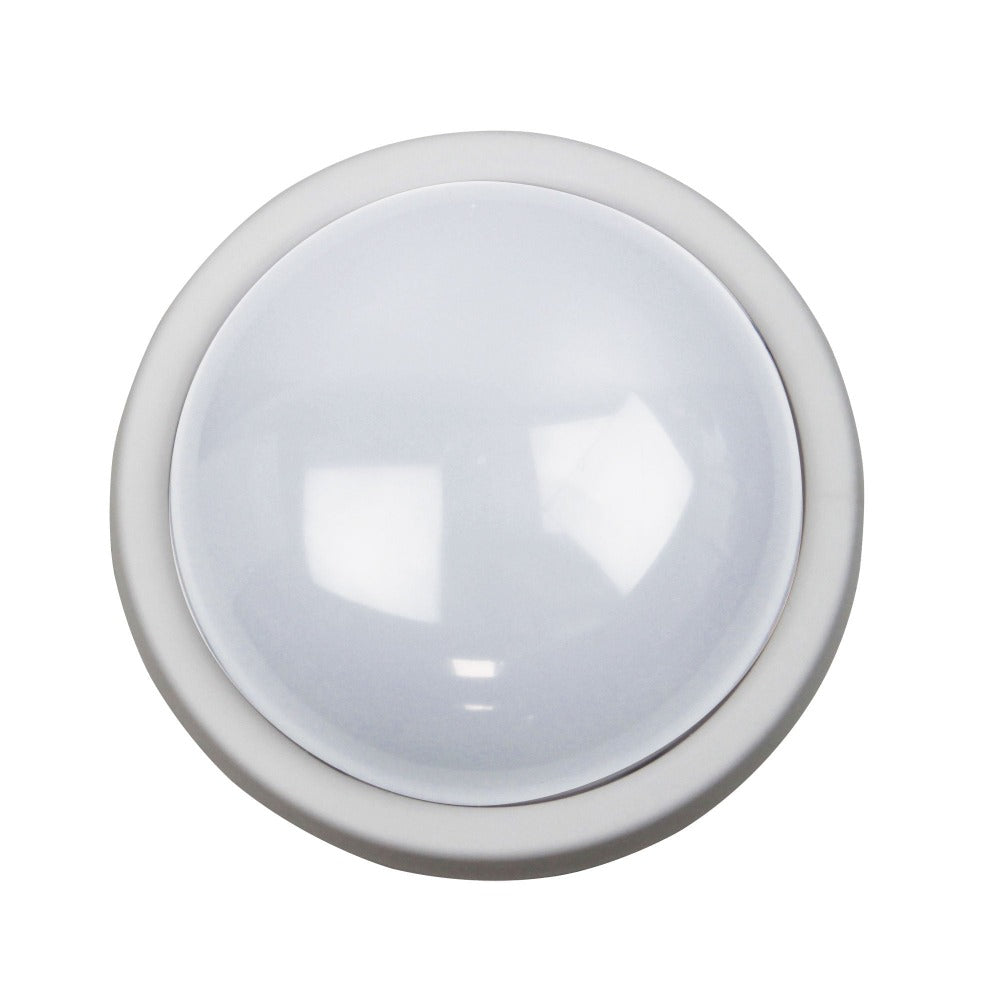 Oriel KOMBI/OSSEN Outdoor LED Bunker Light - 8W, Round/Oval Double Insulated Bulkhead, IP54, 4000K-Oriel Lighting-Ozlighting.com.au