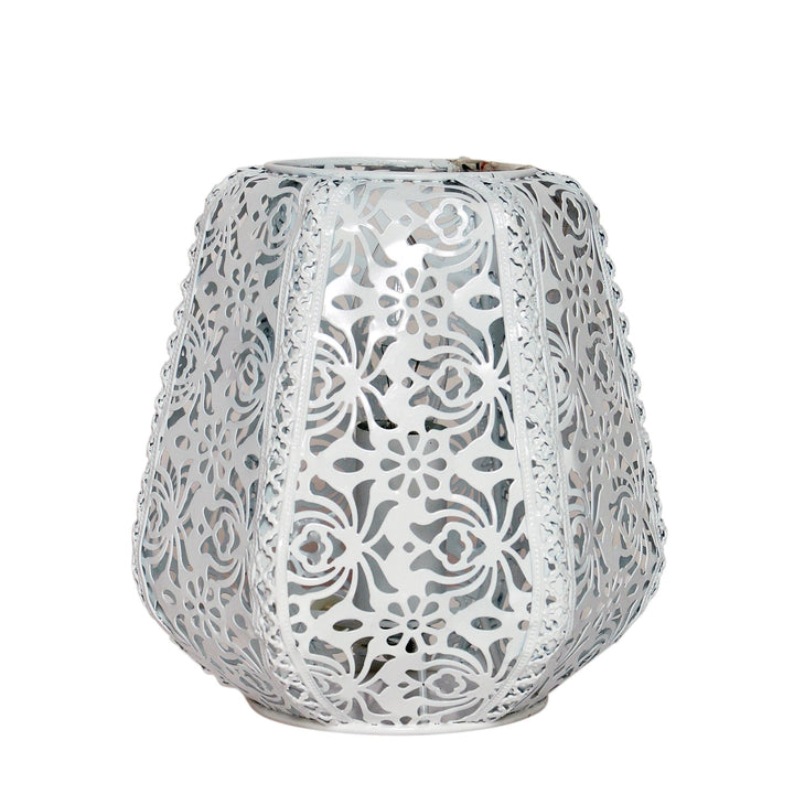 Oriel LACE - Floral Laser Cut Metal Table Lamp-Oriel Lighting-Ozlighting.com.au
