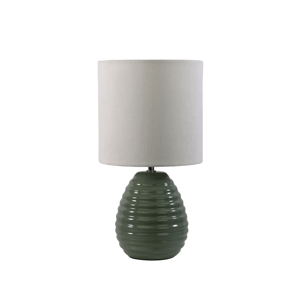 Oriel LAUREL Table Lamp - Textured Ceramic-Oriel Lighting-Ozlighting.com.au