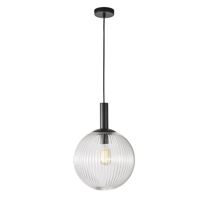 Oriel LEGARNO - 1 Light Clear Glass Pendant-Oriel Lighting-Ozlighting.com.au