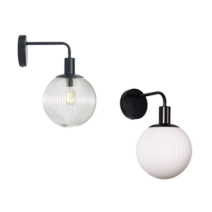 Oriel LEGARNO - Interior Clear And Opal Glass Wall Light IP20-Oriel Lighting-Ozlighting.com.au