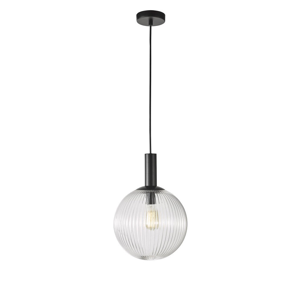 Oriel LEGARNO Pendant - 1 Light Clear Glass-Oriel Lighting-Ozlighting.com.au