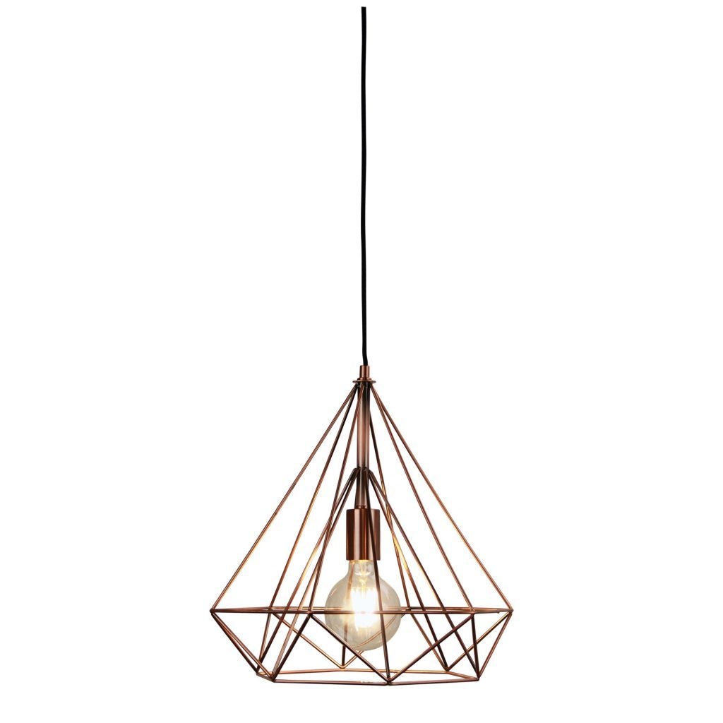 Oriel LENOX Pendant - 1 Light Geometric-Oriel Lighting-Ozlighting.com.au