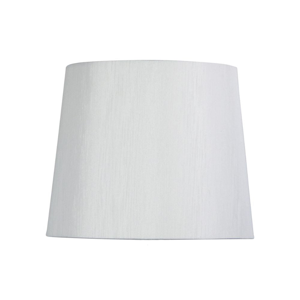 Oriel LINEN Lamp Shade - 27cm Hardbacked Linen Table, Satin Black-Oriel Lighting-Ozlighting.com.au