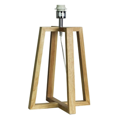 Oriel MALMO - Timber Table Lamp Base Only-Oriel Lighting-Ozlighting.com.au