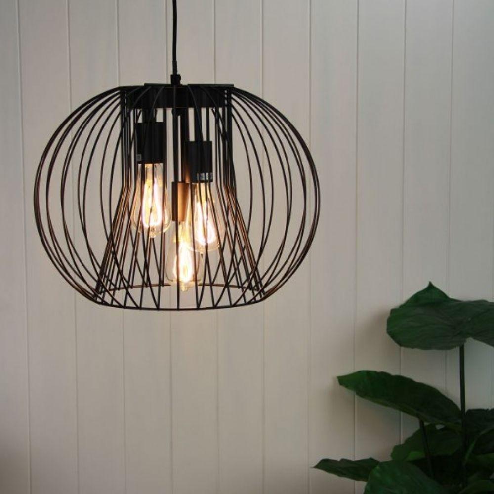 Oriel MALO Pendant - 3 Light Wire-Oriel Lighting-Ozlighting.com.au