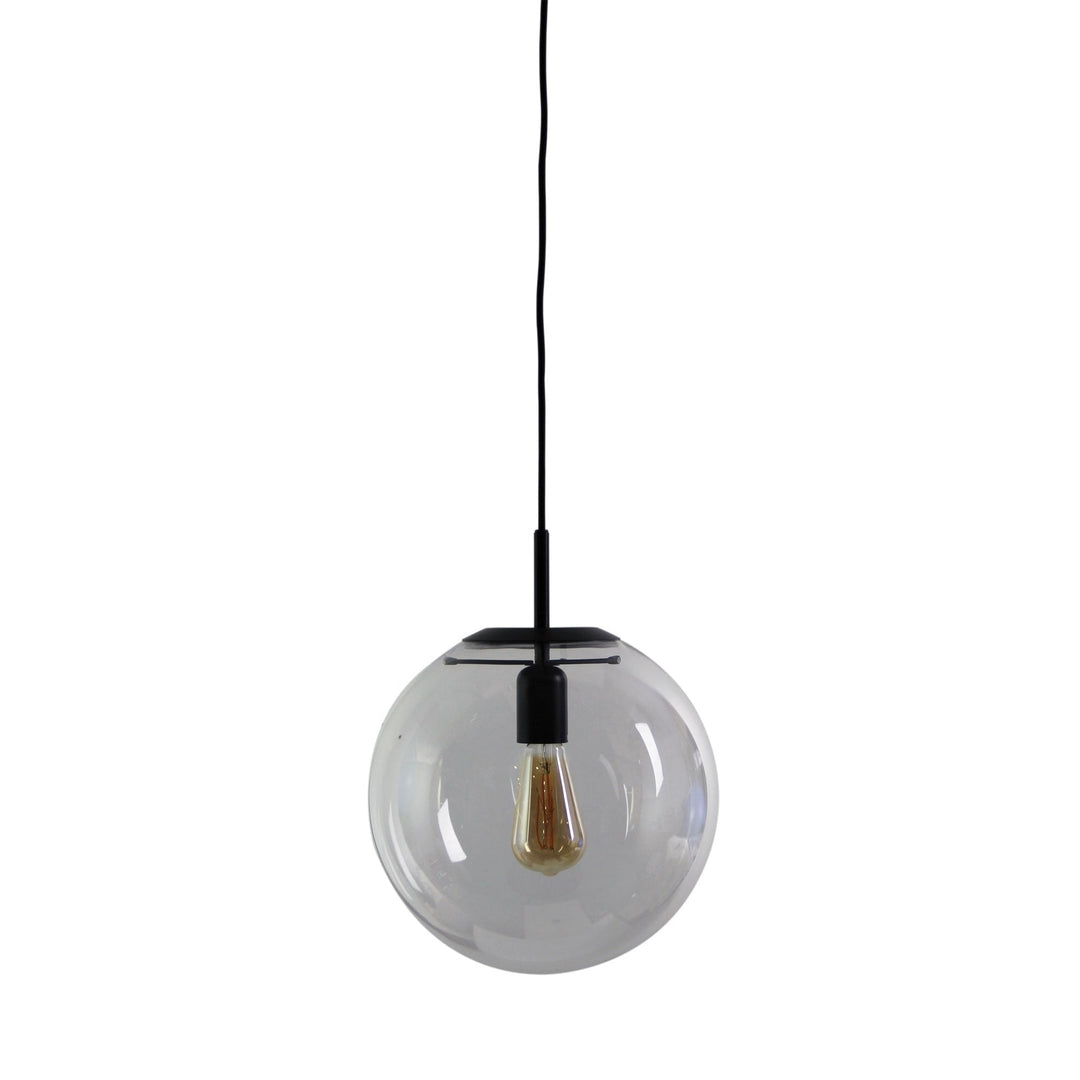 Oriel NEWTON - 250/300/400mm 1 Light Clear Glass Pendant-Oriel Lighting-Ozlighting.com.au