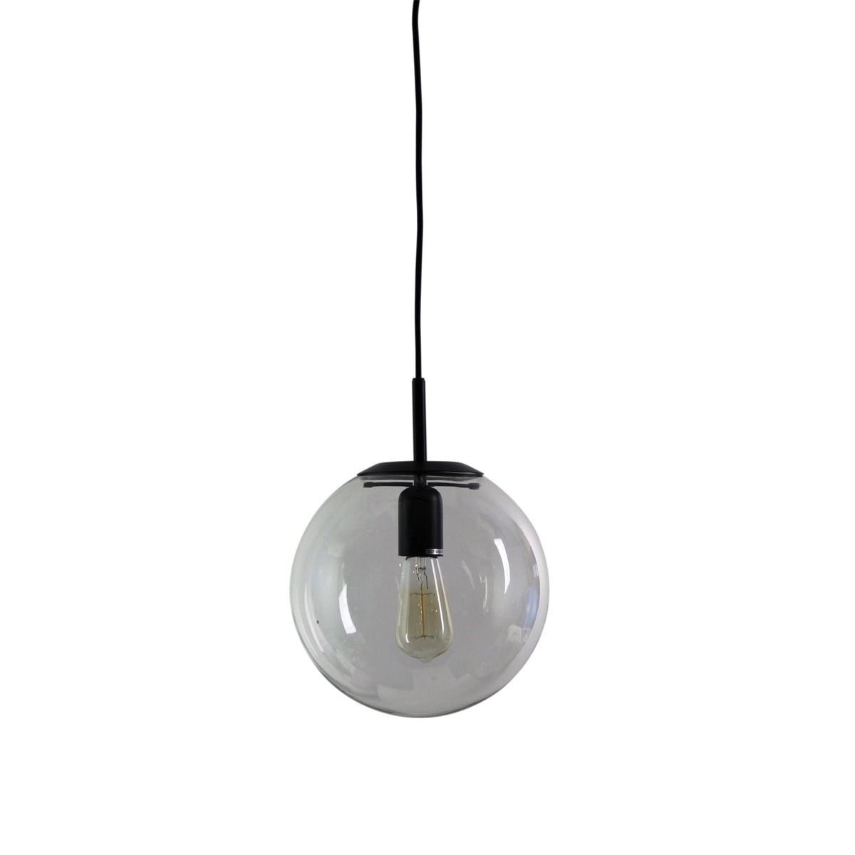 Oriel NEWTON Pendant - 250/300/400mm 1 Light Clear Glass-Oriel Lighting-Ozlighting.com.au