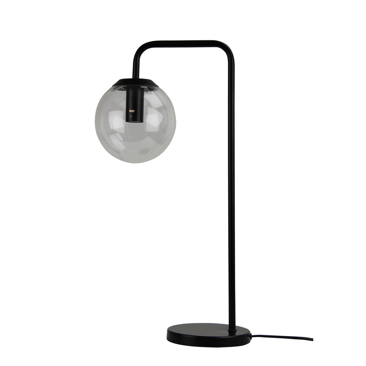 Oriel NEWTON Table Lamp - Contemporary Clear Glass-Oriel Lighting-Ozlighting.com.au