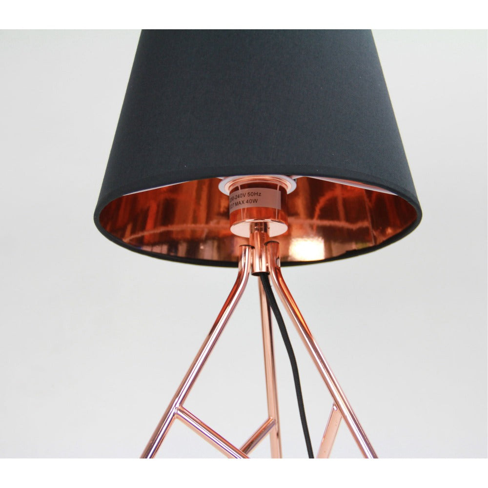 Oriel NOLITA - Retro Metal Table Lamp in Copper-Oriel Lighting-Ozlighting.com.au