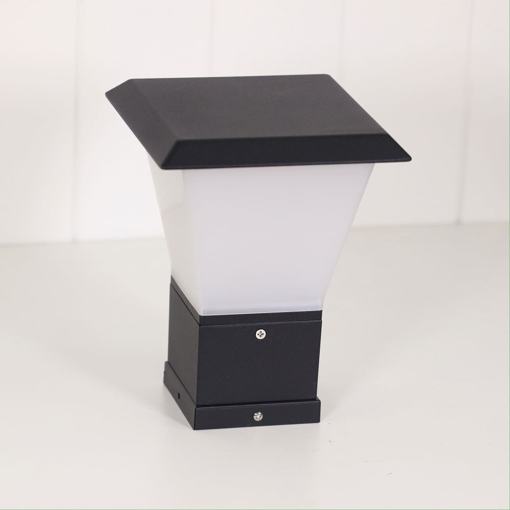Oriel OBLIK Outdoor Light - Pillar Mount Metal & PVC-Oriel Lighting-Ozlighting.com.au