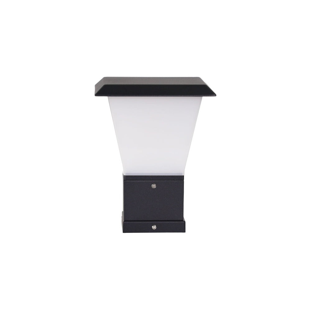 Oriel OBLIK Outdoor Light - Pillar Mount Metal & PVC-Oriel Lighting-Ozlighting.com.au