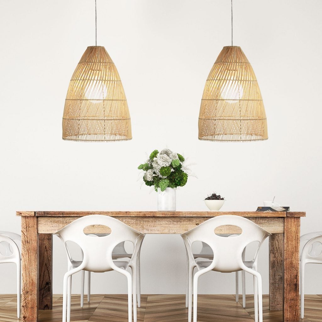 Oriel ODEN Rattan Pendant Shade Only - SUSPENSION REQUIRED-Oriel Lighting-Ozlighting.com.au