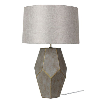 Oriel PABLO - Cubist-Inspired Resin Table Lamp-Oriel Lighting-Ozlighting.com.au