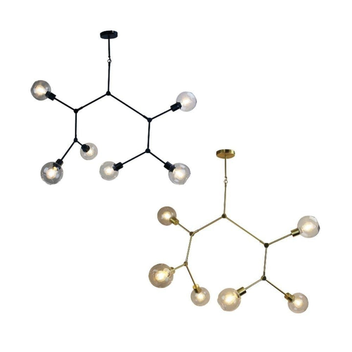 Oriel PADUA - 6 Light Contemporary Clear Glass Pendant-Oriel Lighting-Ozlighting.com.au