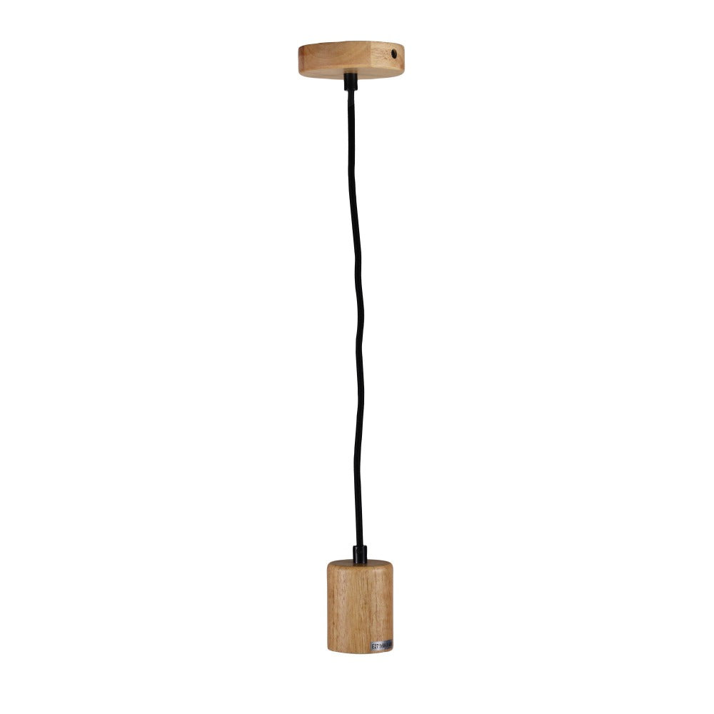 Oriel PLUG Pendant - 1 Light Timber, Suspension IP20-Oriel Lighting-Ozlighting.com.au