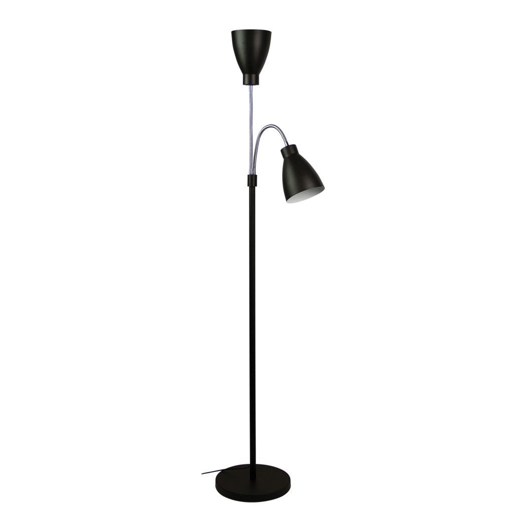 Oriel RETRO - Twin Flexible Neck Floor Lamp-Oriel Lighting-Ozlighting.com.au