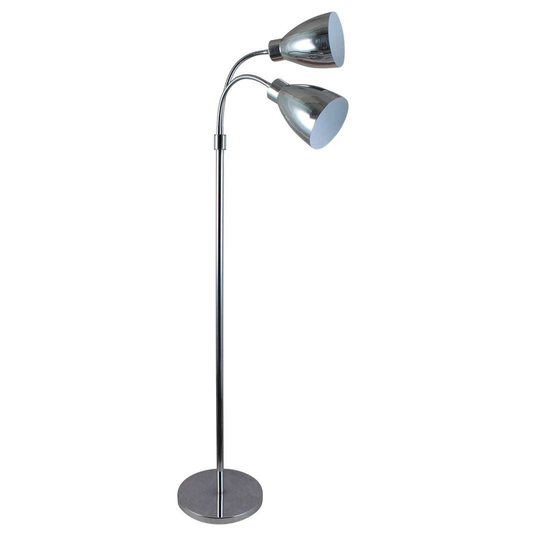 Oriel RETRO - Twin Flexible Neck Floor Lamp-Oriel Lighting-Ozlighting.com.au
