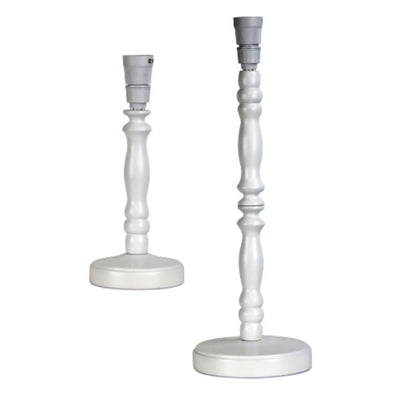 Oriel ROSALIE - Painted Timber Table Lamp Base Only-Oriel Lighting-Ozlighting.com.au