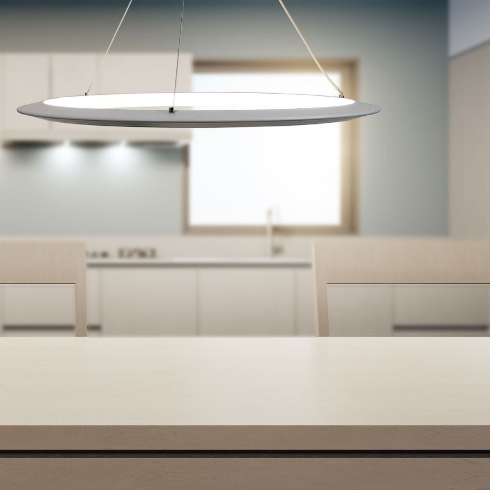 Oriel SATURN LED Pendant - 24W, Tri-Colour Dimmable-Oriel Lighting-Ozlighting.com.au