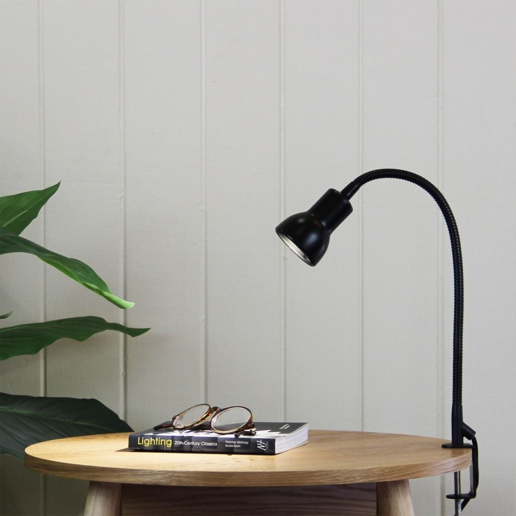 Oriel SCOPE - Adjustable Gooseneck Desk Clamp Lamp-Oriel Lighting-Ozlighting.com.au