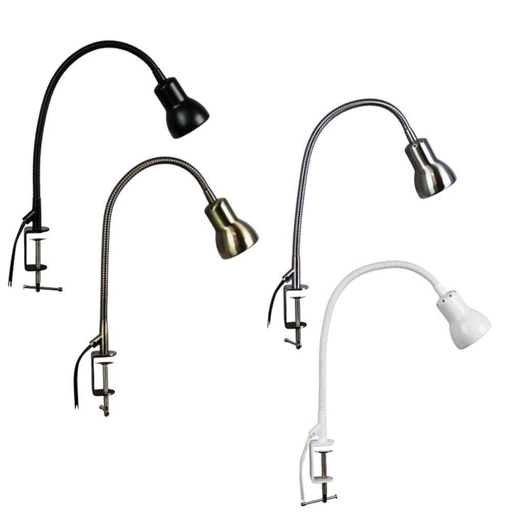 Oriel SCOPE - Adjustable Gooseneck Desk Clamp Lamp-Oriel Lighting-Ozlighting.com.au
