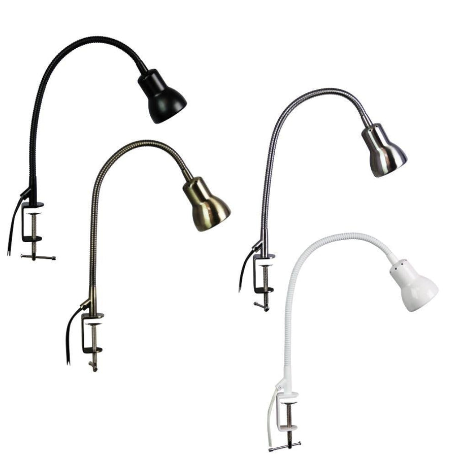 Oriel SCOPE - Adjustable Gooseneck Desk Clamp Lamp-Oriel Lighting-Ozlighting.com.au