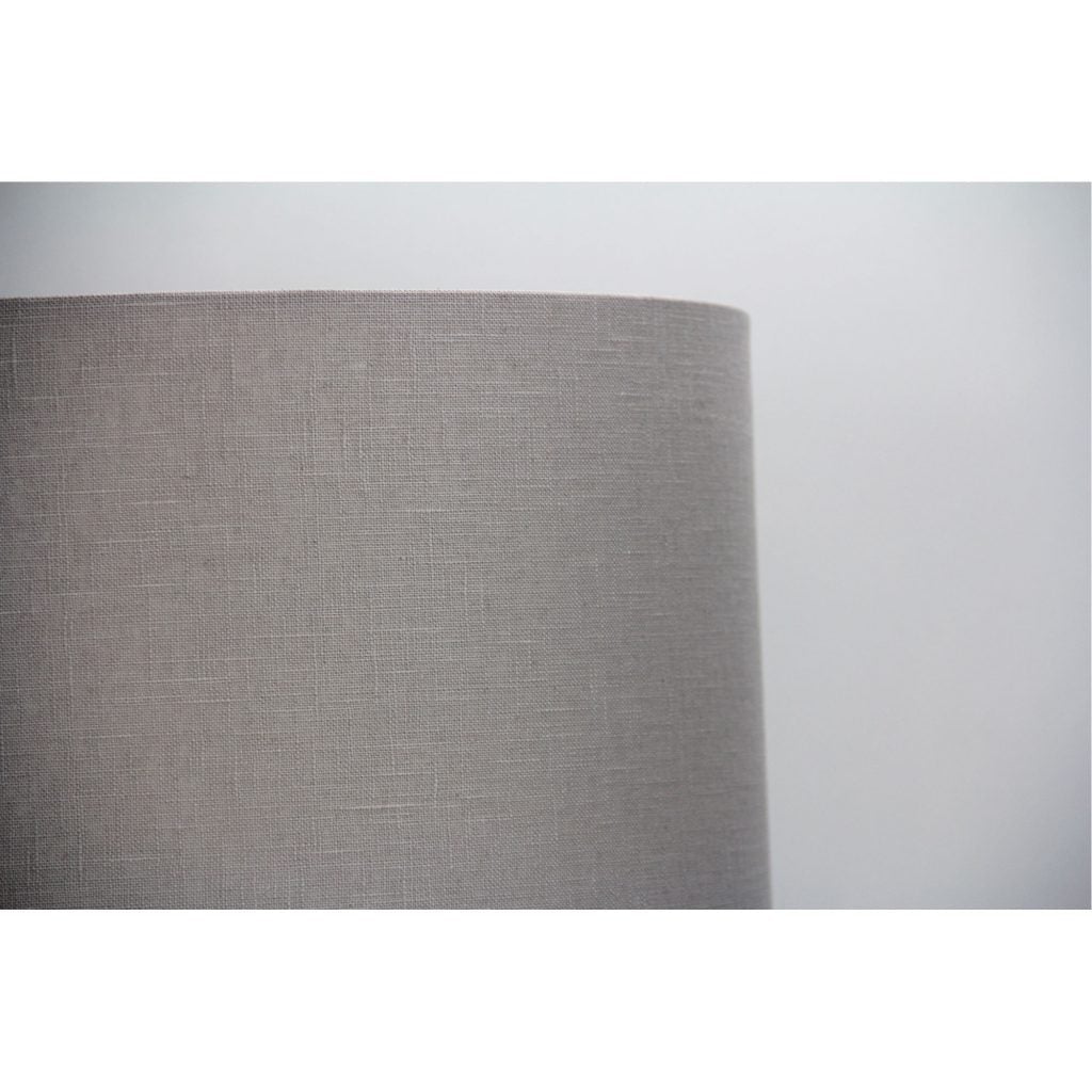 Oriel SHADE Drum Shade Only - Neutral Textured, TABLE LAMP BASE/SUSPENSION REQUIRED-Oriel Lighting-Ozlighting.com.au
