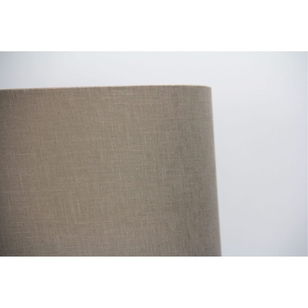 Oriel SHADE Drum Shade Only - Neutral Textured, TABLE LAMP BASE/SUSPENSION REQUIRED-Oriel Lighting-Ozlighting.com.au