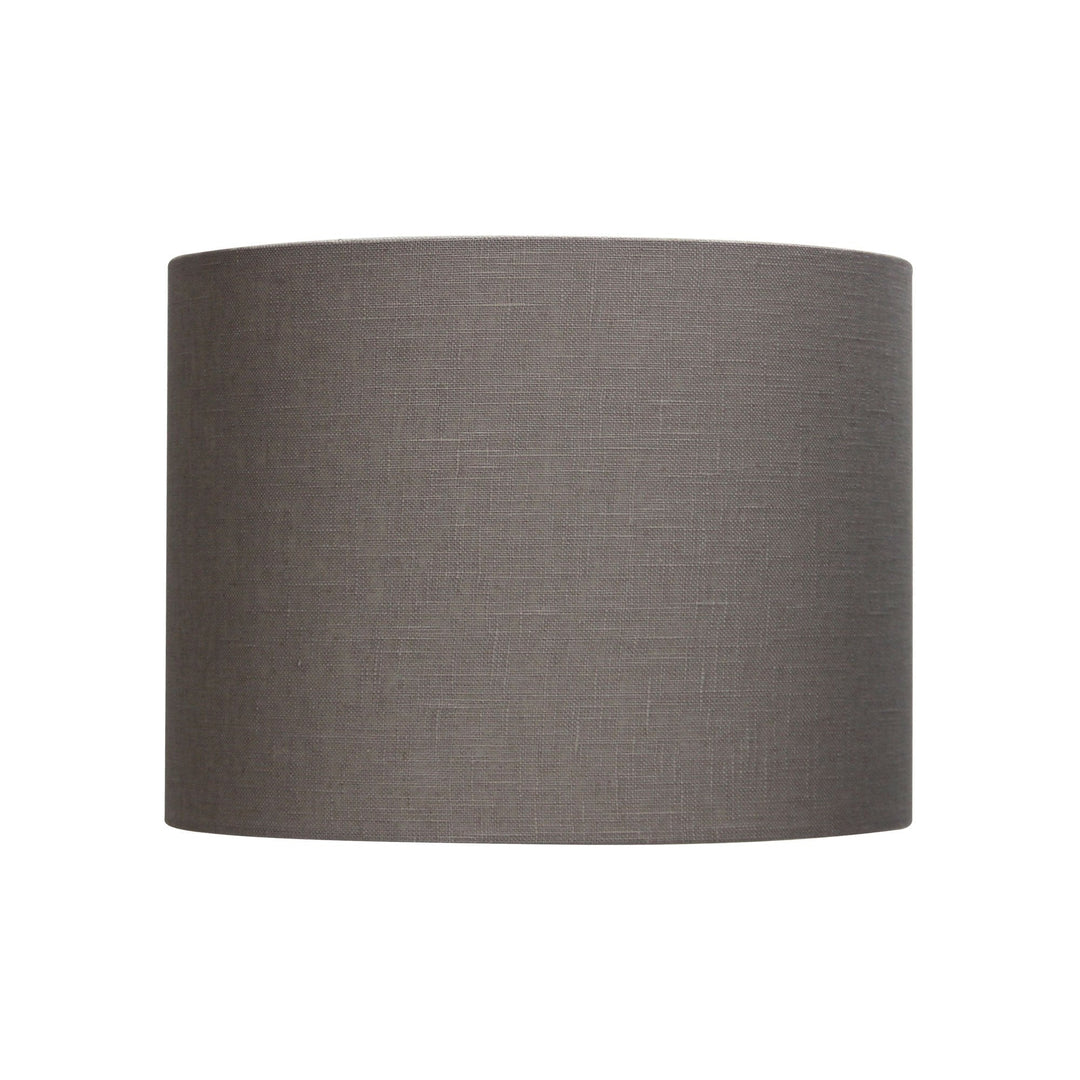 Oriel SHADE - Neutral Textured Drum Shade Only - TABLE LAMP BASE/SUSPENSION REQUIRED-Oriel Lighting-Ozlighting.com.au