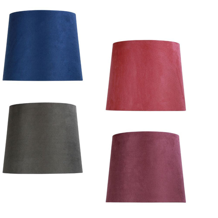 Oriel SHADE.27 - 27cm Microsuede Table Lamp Shade Only - TABLE LAMP BASE REQUIRED-Oriel Lighting-Ozlighting.com.au