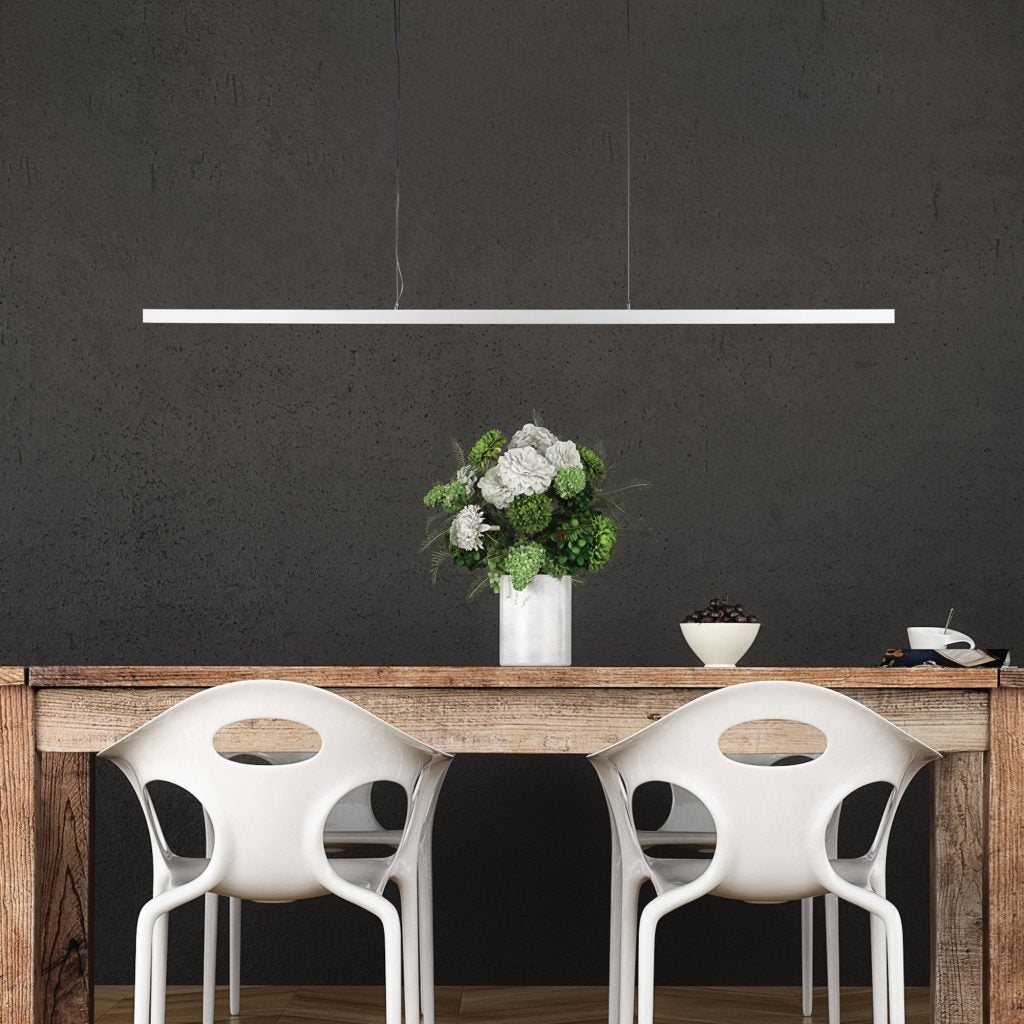 Oriel SHARD - 30W 1500mm Slimline Dimmable LED Linear Pendant - 4000K-Oriel Lighting-Ozlighting.com.au