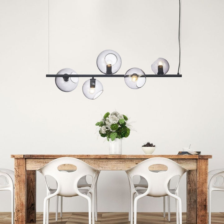Oriel SINUS - 5 Light Vertical / Horizontal Bar Pendant-Oriel Lighting-Ozlighting.com.au