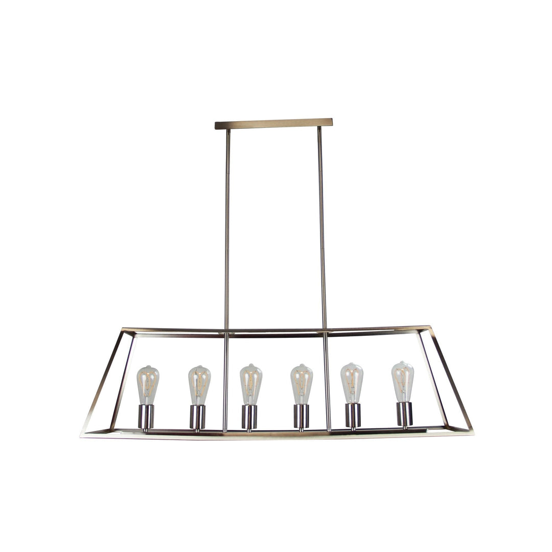 Oriel SOUTHPORT.100 - 6 Light Urban Retro Pendant No Glass-Oriel Lighting-Ozlighting.com.au