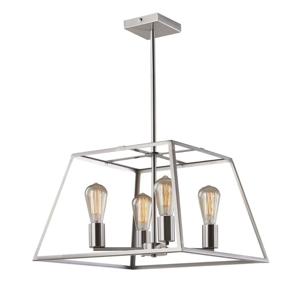 Oriel SOUTHPORT.48 Pendant - 4 Light Urban Retro, Black-Oriel Lighting-Ozlighting.com.au